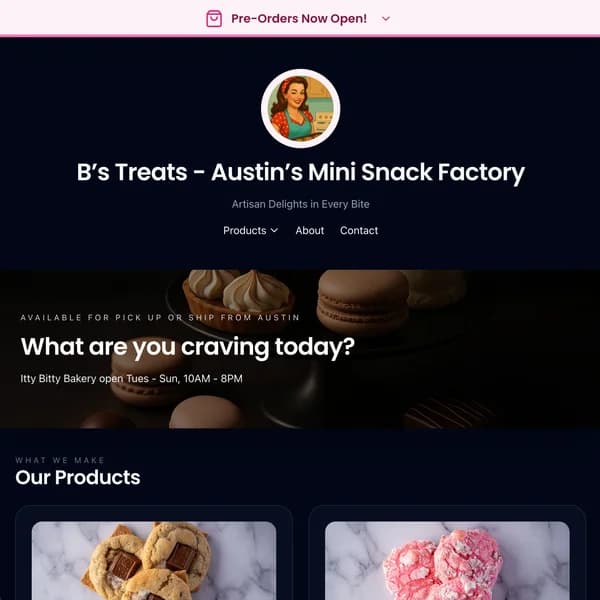 B’s Treats - Austin’s Mini Snack Factory