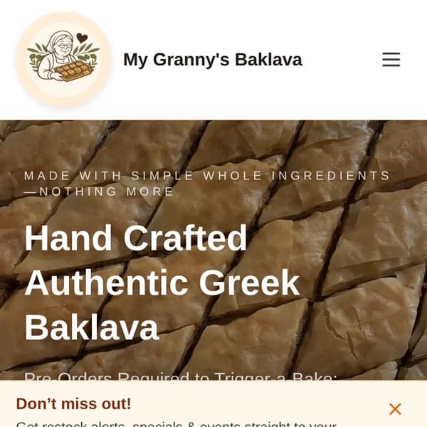 My Granny's Baklava