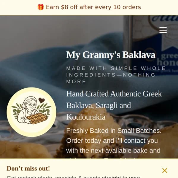 My Granny's Baklava